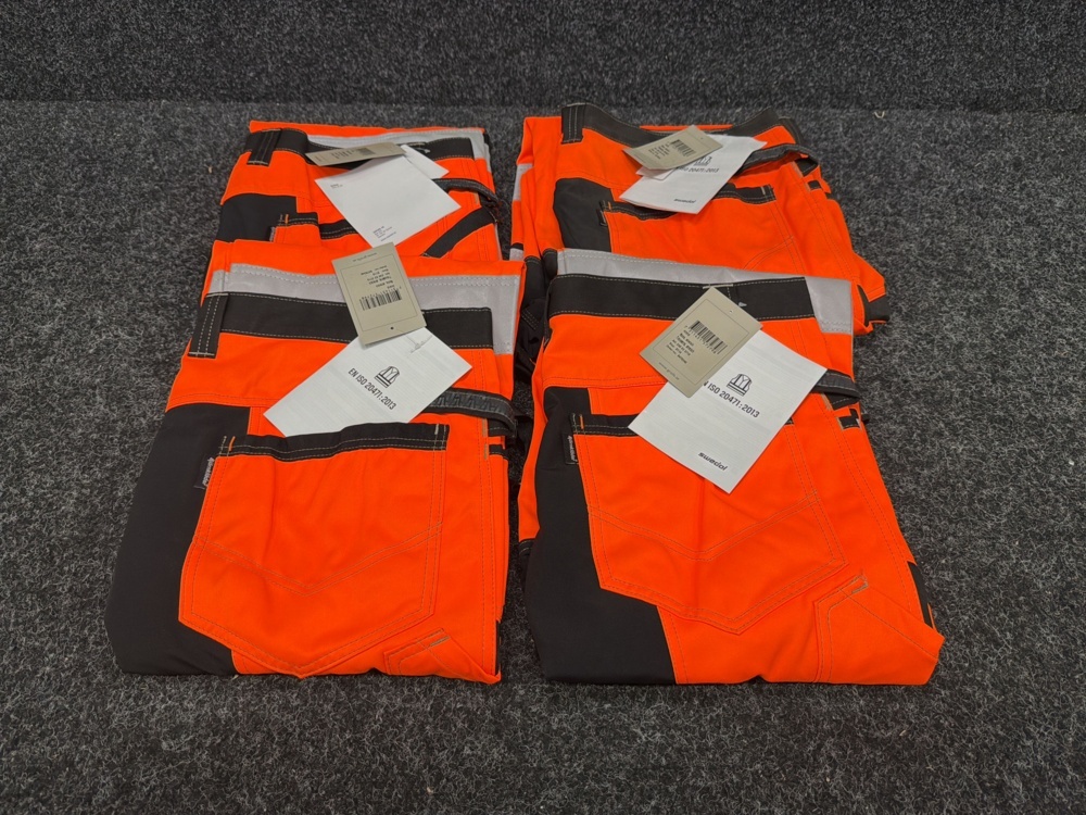 1588685-2 4 pcs High-visibility stretch trousers Björnkläder Class 2, Size D116