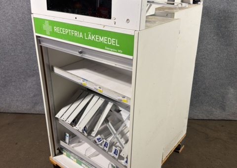 Medicine cabinet with louvered doors, 2 pcs - Instore Screen
