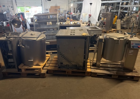 Restaurant and catering equipment, 14 pallets - Jöni Foodline, Gastro Teknik, Bonnet, etc.