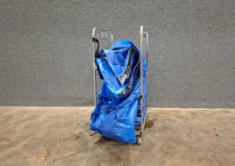 Trailer with tarpaulin