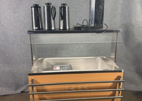 Buffet trolley and coffee maker - Idesta Buffet trolley L-1200