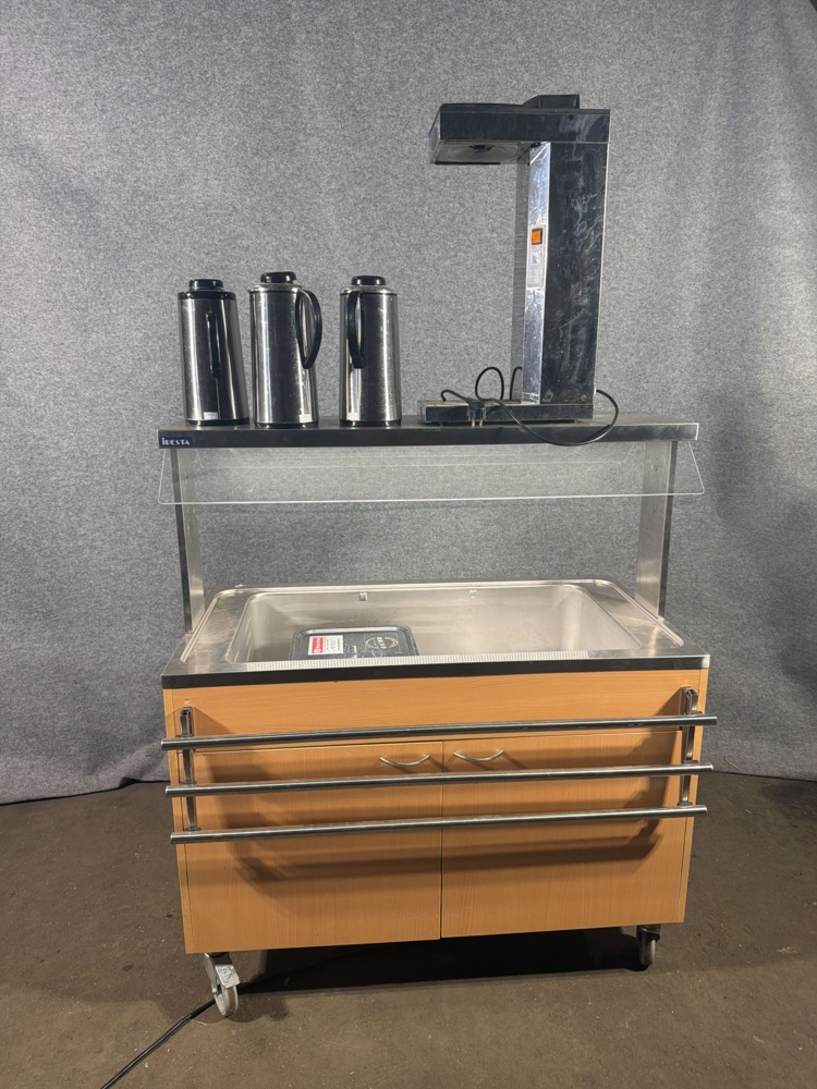 1566154-1 Buffet trolley and coffee maker - Idesta Buffet trolley L-1200