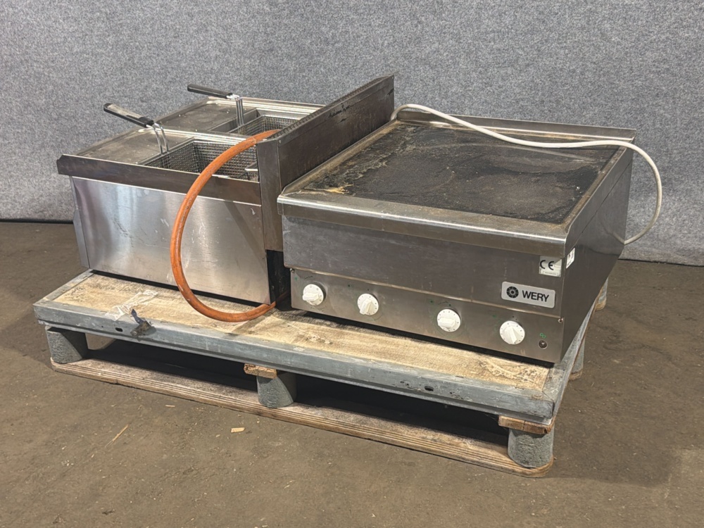 1566157-1 Frying table and double fryer - Wery