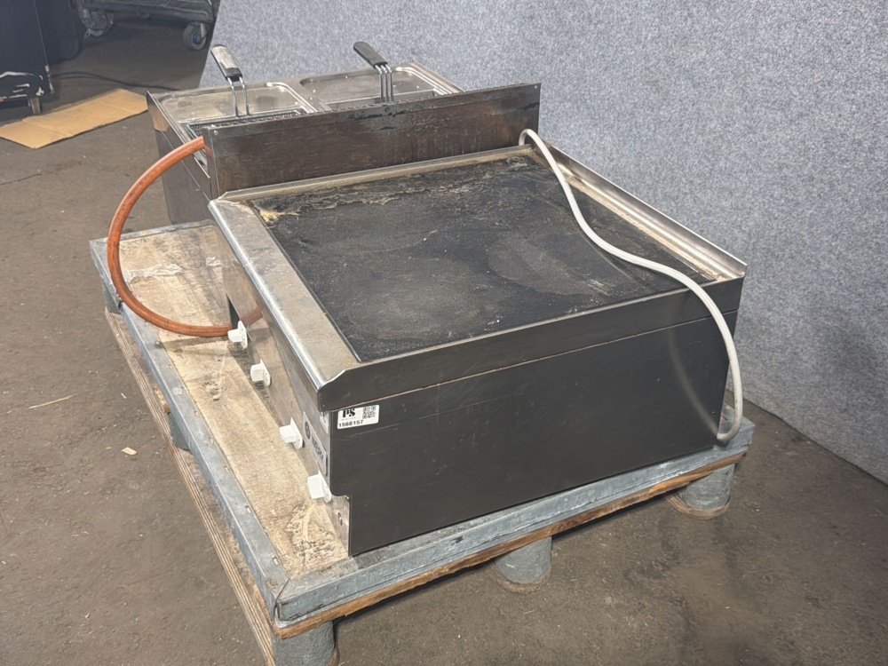 1566157-2 Frying table and double fryer - Wery
