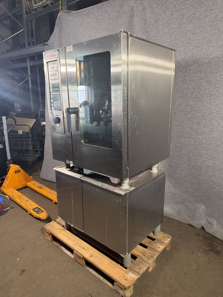 1566158-2 Combi oven with base cabinet - Rational ClimaPlus Combi CPC 101