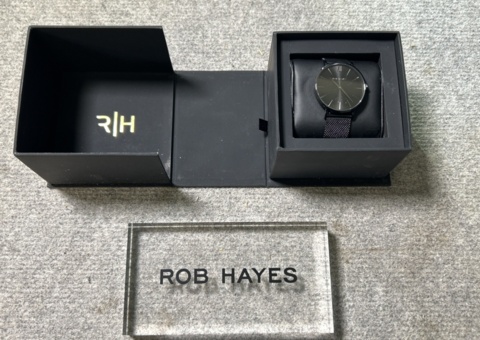 Wristwatch - Rob Hayes 38 mm (black) 10pcs