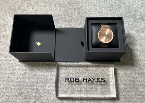 Wristwatch - Rob Hayes 38 mm (pink) 10pcs