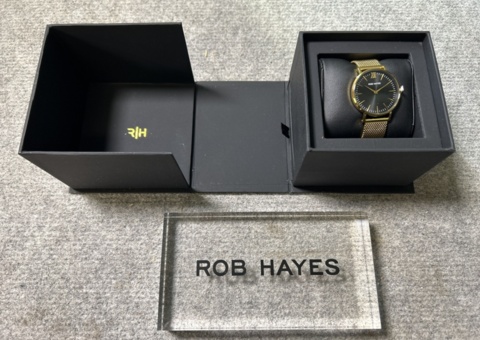 Wristwatch - Rob Hayes 33 mm (gold/black) 1pc