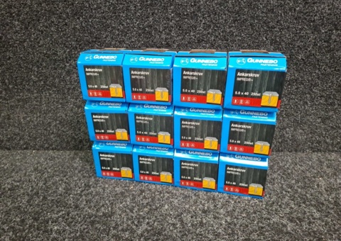 3000 pcs Anchor screw 5.0x40mm, Gunnebo
