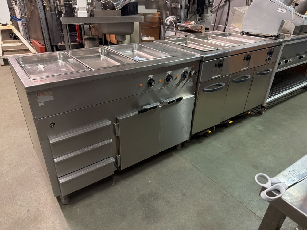 1566120-1 Heating units 2 pcs, including 6 trays - Gastroteknik and Metos