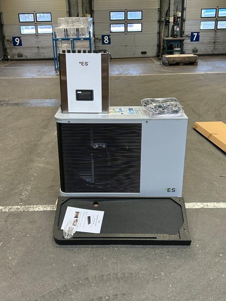 1590049-2 Energy Save 6 kW Luft/Vattenvärmepump ink buffertank– Monoblock, A+++ N1.61