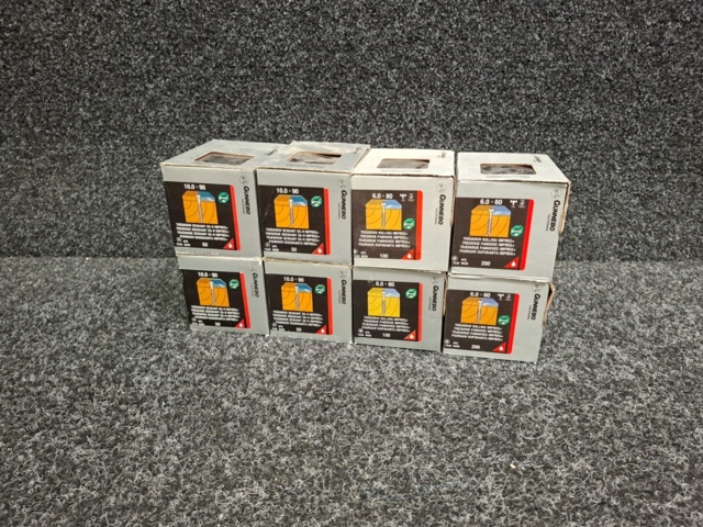 1590054-1 800 st Träskruv Kullrig 6.0x60, 6.0x80 & 10.0x90mm, Gunnebo
