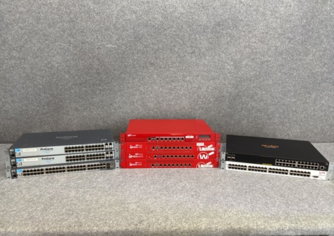 Serverutrustning - Aruba, HP ProCurve, Watch Guard & PowerDsine