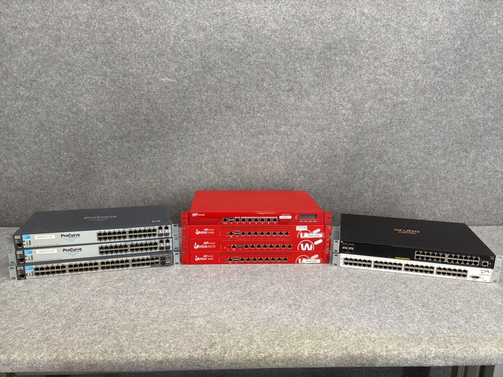 1590117-1 Serverutrustning - Aruba, HP ProCurve, Watch Guard & PowerDsine