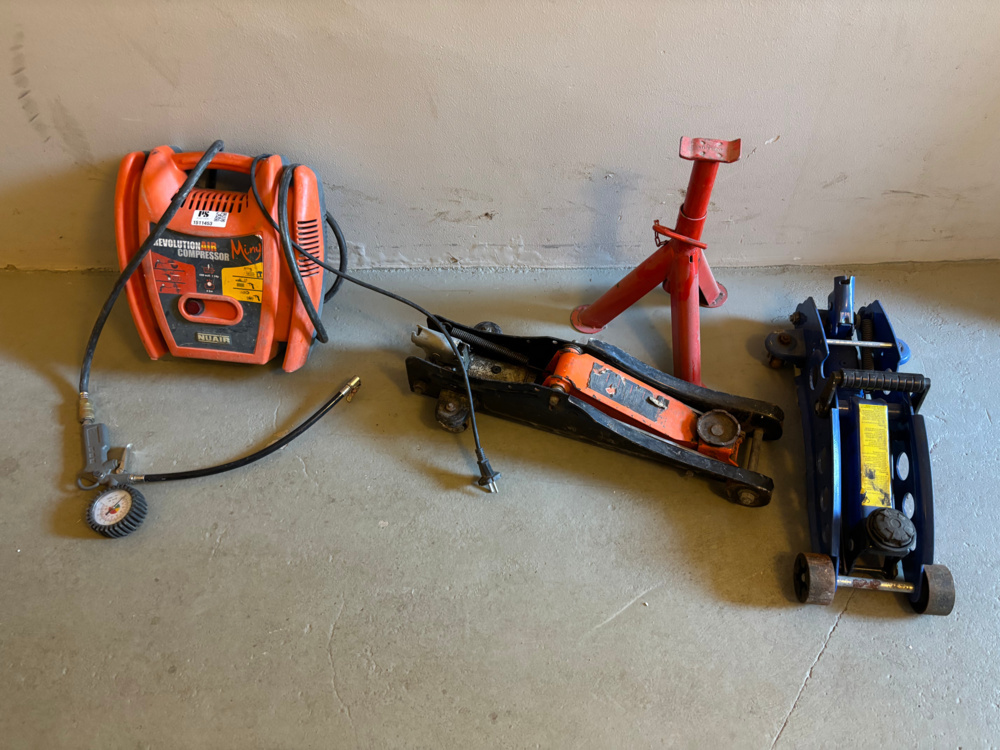 1511453-1 Kompressor, garagedomkrafter och pallbock - Nuair Revolution Air Mini