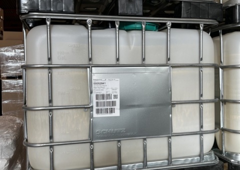 Samling med 24 IBC-behållare – SCHÜTZ ECOBULK FOODCERT MX640 – 640 liter