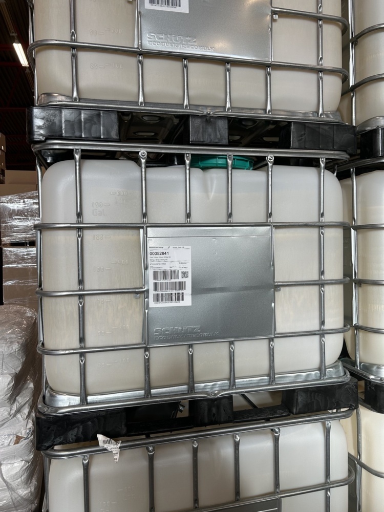 1563481-1 Samling med 24 IBC-behållare – SCHÜTZ ECOBULK FOODCERT MX640 – 640 liter