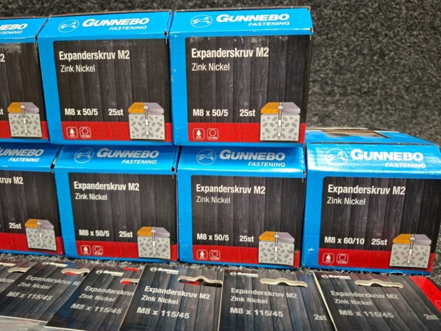 1590080-3 Expanderskruv M2, Gunnebo