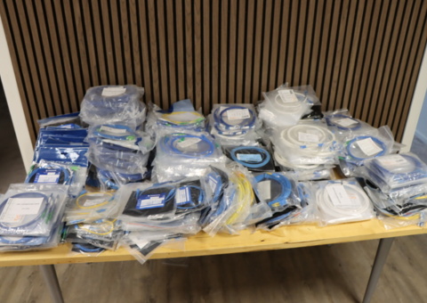 Parti 1000+  fiberoptiska patchkablar (parti 2)