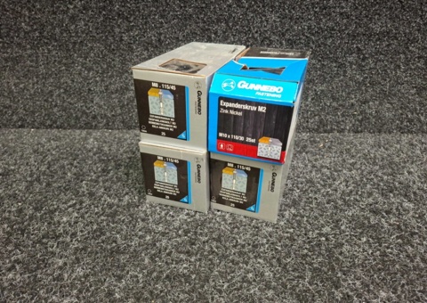 100 Expander screw M2, Gunnebo