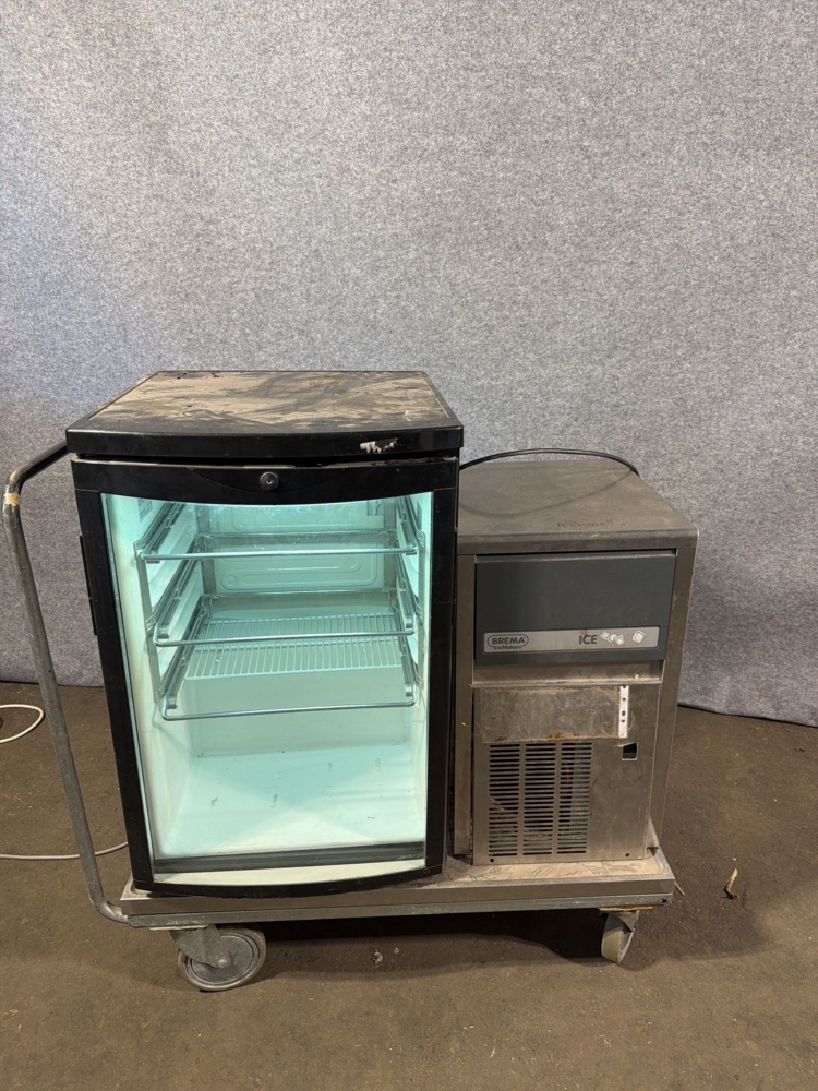1590148-1 Lot of commercial kitchen equipment - beverage cooler, ice maker, grill station, etc.