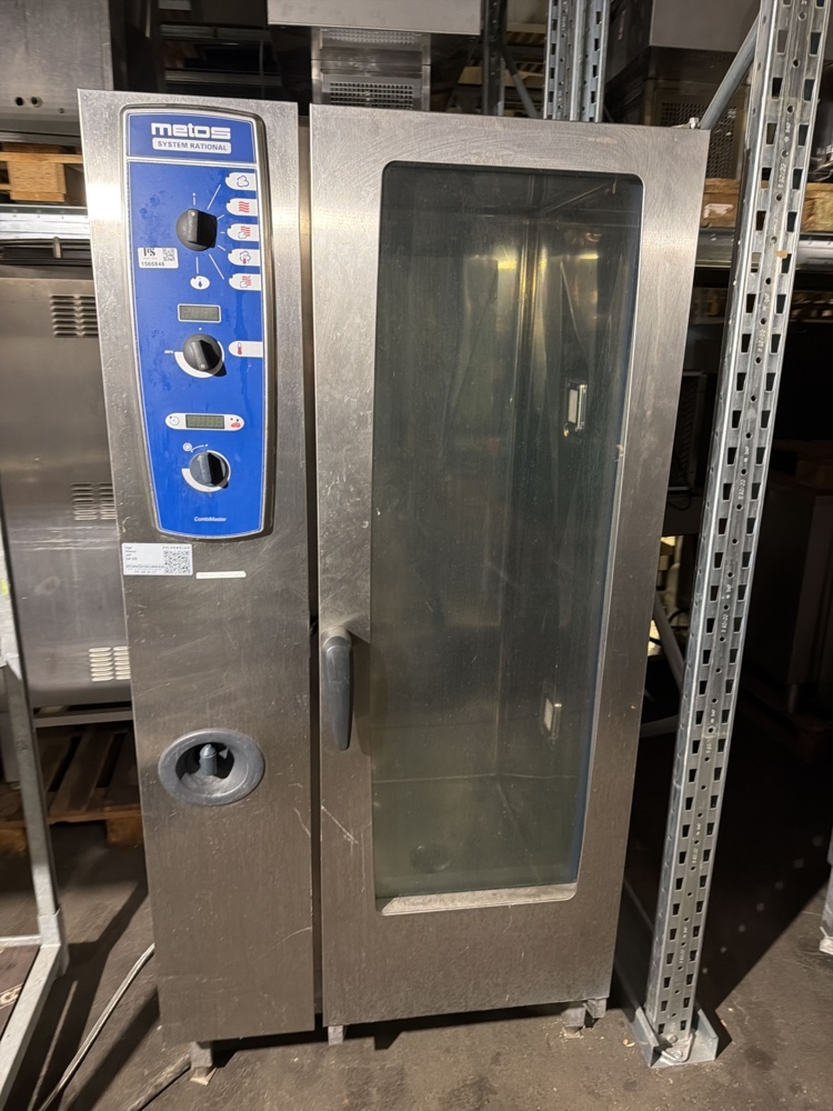 1590152-1 Combination oven Metos CombiMaster and hooded dishwasher Wexiödisk WD-6EA