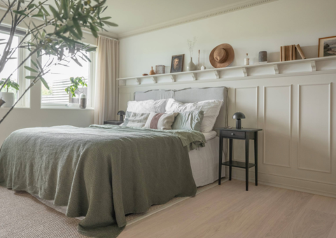 Oak floor Woodura, XL, Powder White ( Select ) 184 sqm, 1-rod, 5-G click