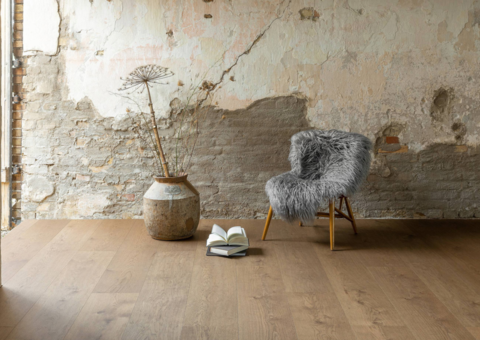 Hardened Oak Dark Brown, 92 sq m, click flooring 5G, XXL, 1-strip