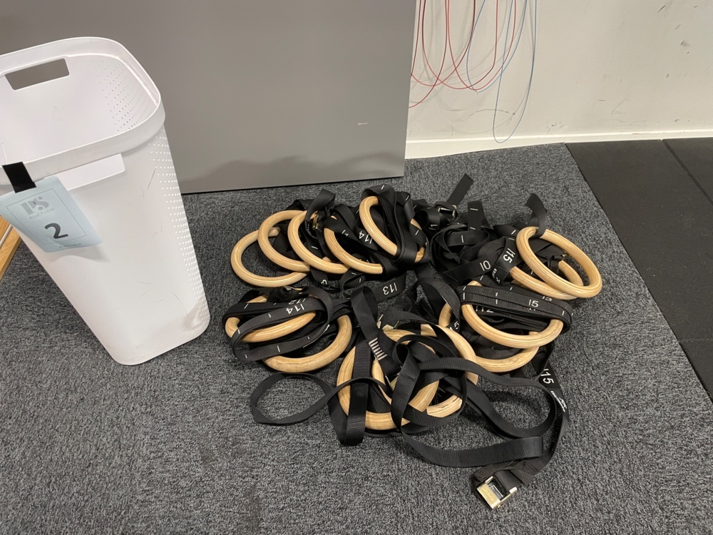 1590202-1 Wooden gym ring 13 pcs