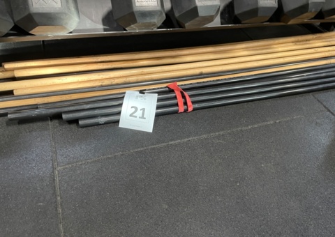 Wooden and plastic shaft