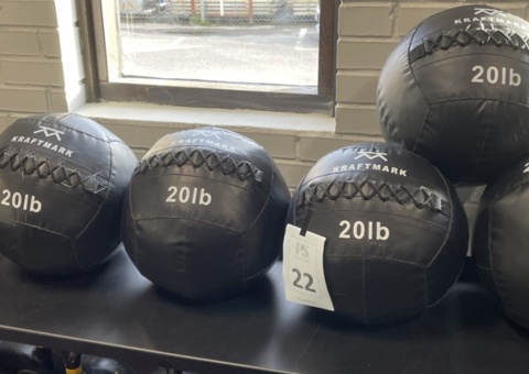 Wallballs 20 lb, Kraftmark, 6 pcs