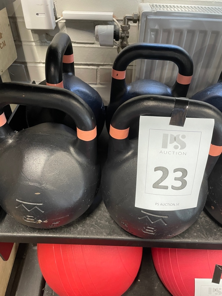 1590223-1 Kettlebell Competition 8 kg, 4 pcs - Kraftmark