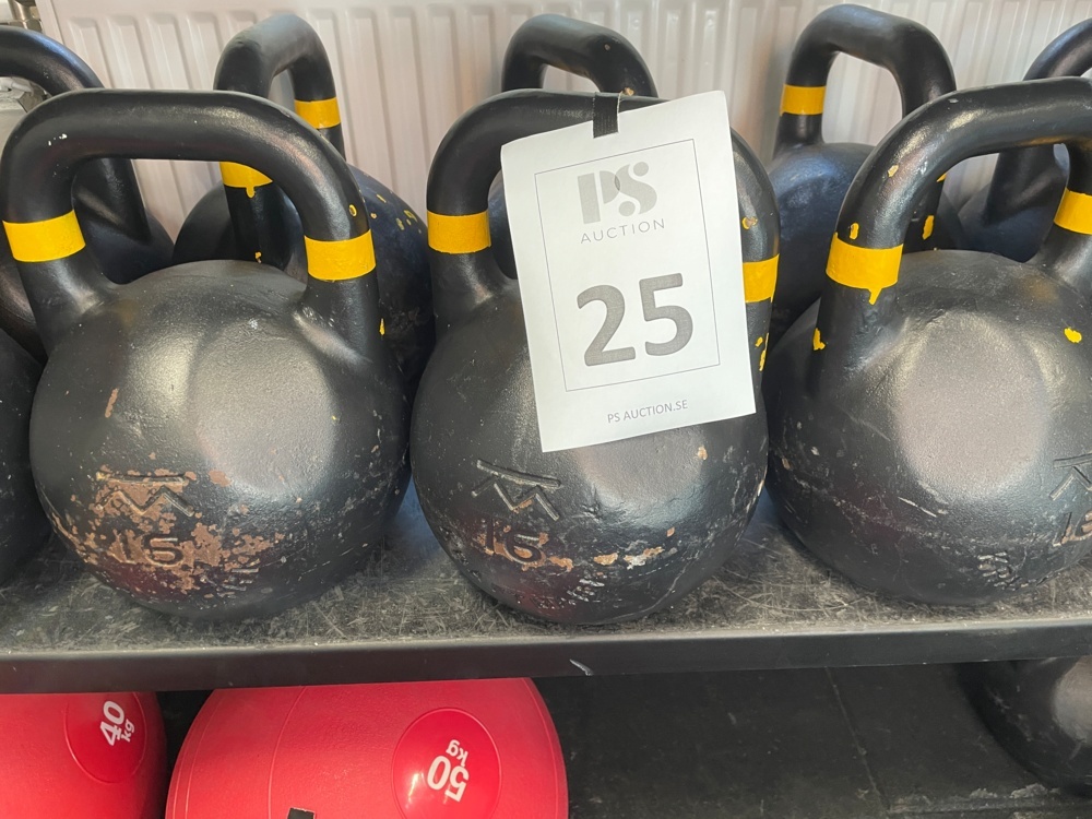 1590225-1 Kettlebell Competition 16 kg, 6 pcs - Kraftmark