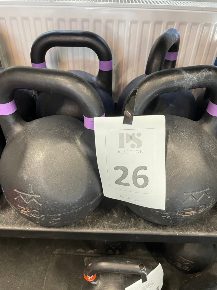 1590226-1 Kettlebell Competition 20 kg, 4 pcs - Kraftmark