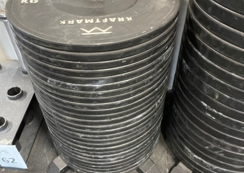 Weight Plates Bumper Training 5 Kg, 10 pcs - Kraftmark