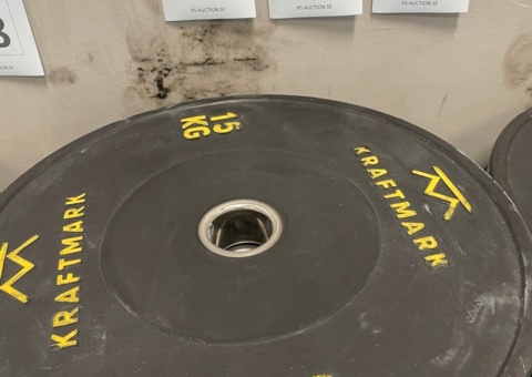 Weight Plates Bumper Training 15 Kg, 4 pcs - Kraftmark