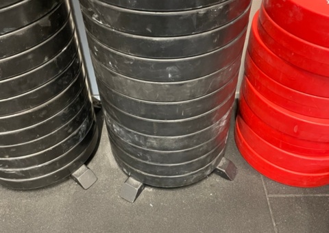 Weight Plates Bumper Training 25 Kg, 4 pcs - Kraftmark