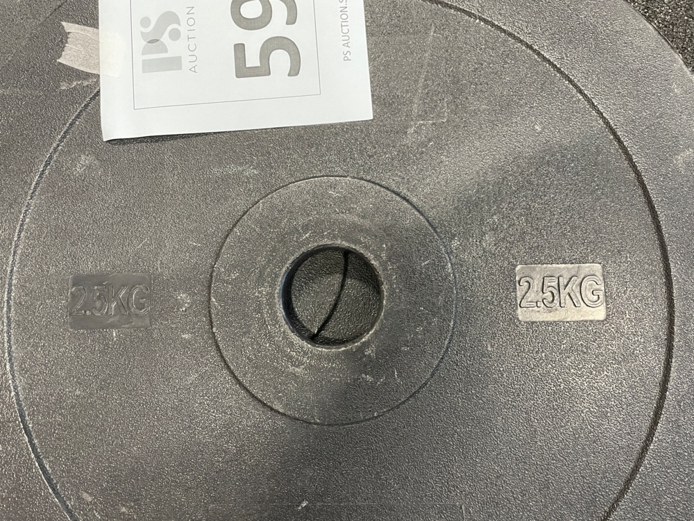 1590259-2 Weight Plates Bumper Training 2.5 Kg, 4 pcs - Kraftmark