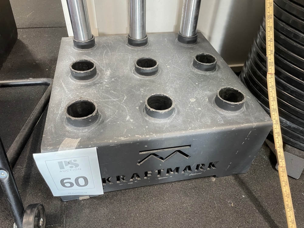 1590260-1 Barbell rack for 9 bars