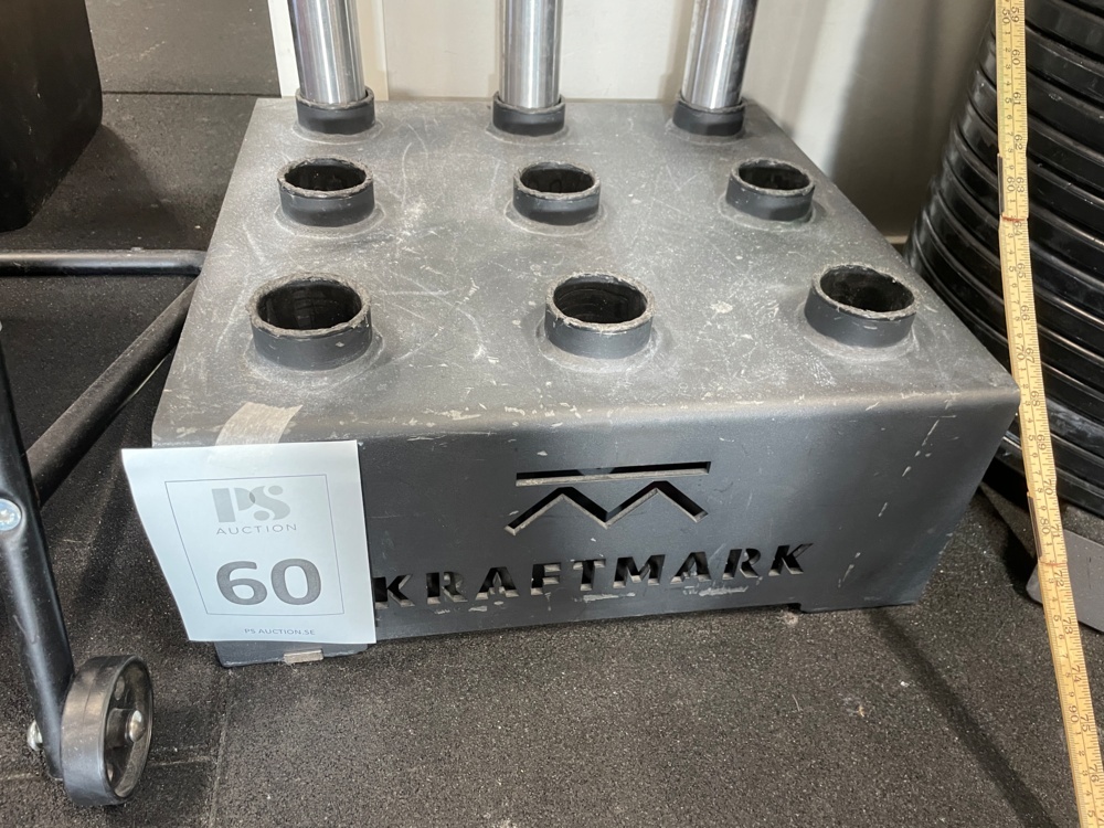 1590260-2 Barbell rack for 9 bars