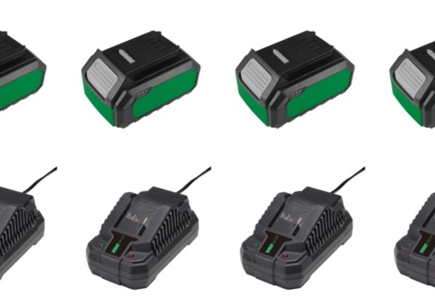Batterier och laddare - Voltgear Plus, 20 V, 4 Ah och 4,5 A