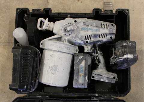 Batteridriven färgspruta Graco