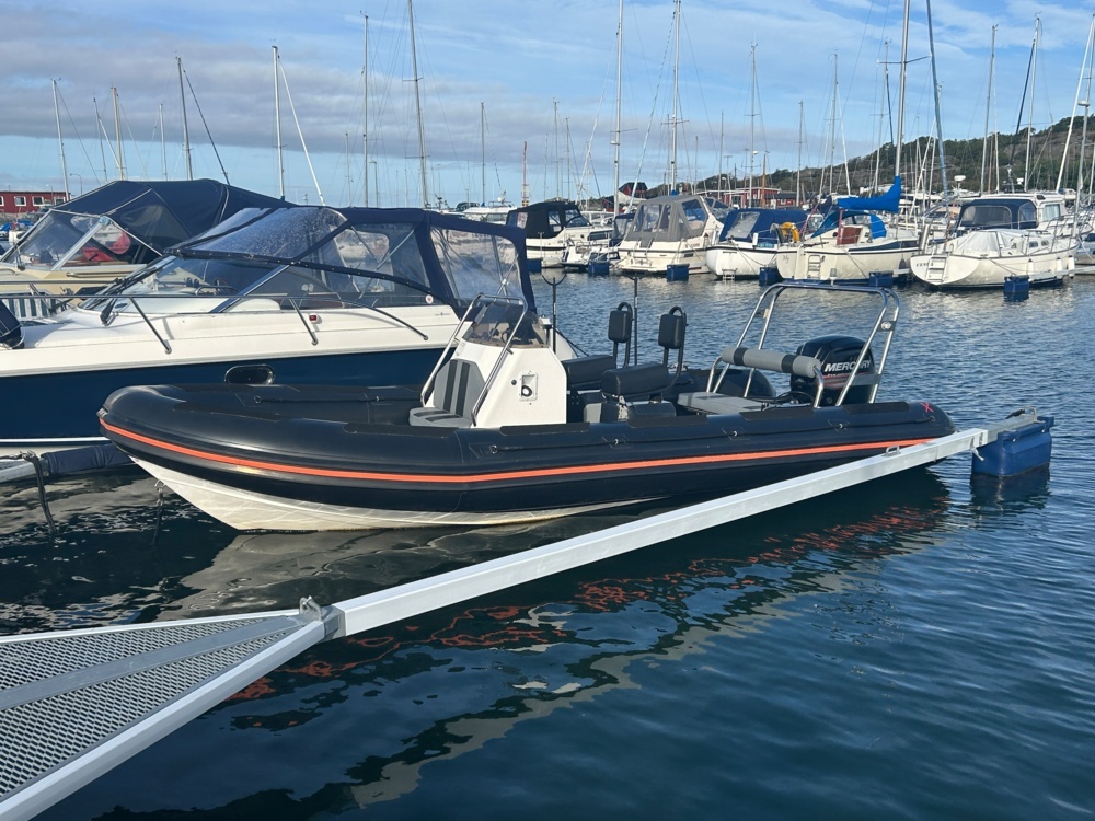 1411479-1 Rib boat with braked trailer - RIB-X 640 -2006, Mercury 115 hp -2020