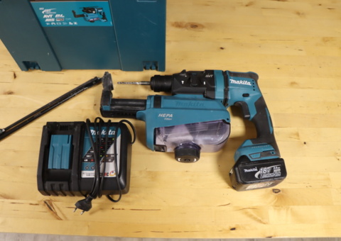 Borrhammare Makita DHR182 med Hepa-filter