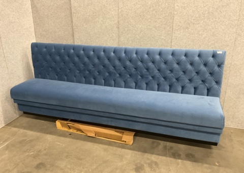 Klädd soffa