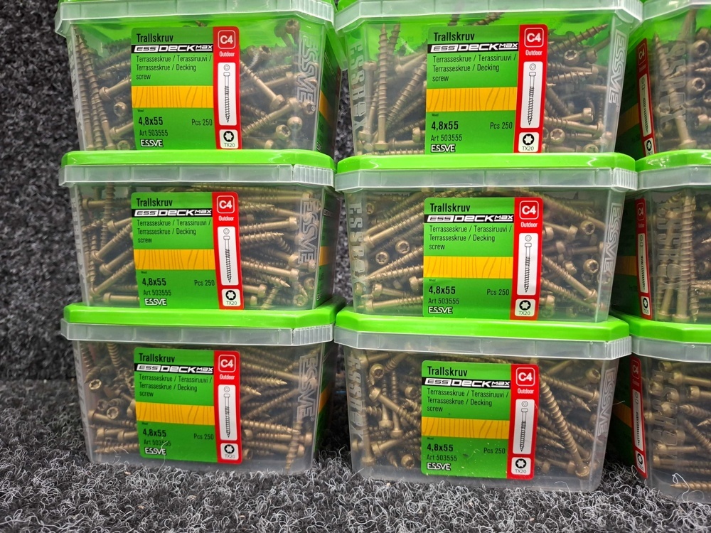 1591333-2 3000 pcs Trall screw 4.8x55mm, Essve