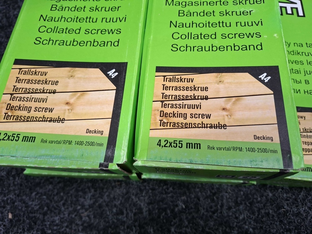 1591338-2 5000 pcs Banded Truss screw 4.2x55mm, Essve