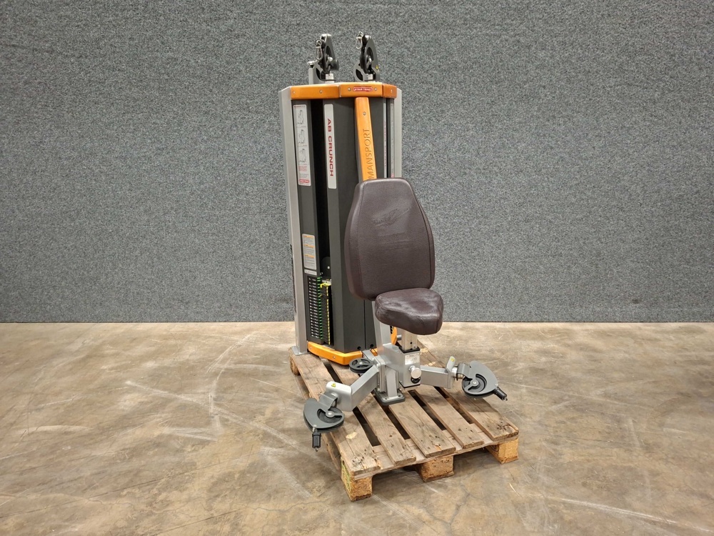 1591044-1 Arm Curl / Ab Crunch Exercise Machine Human Sport Star Trac