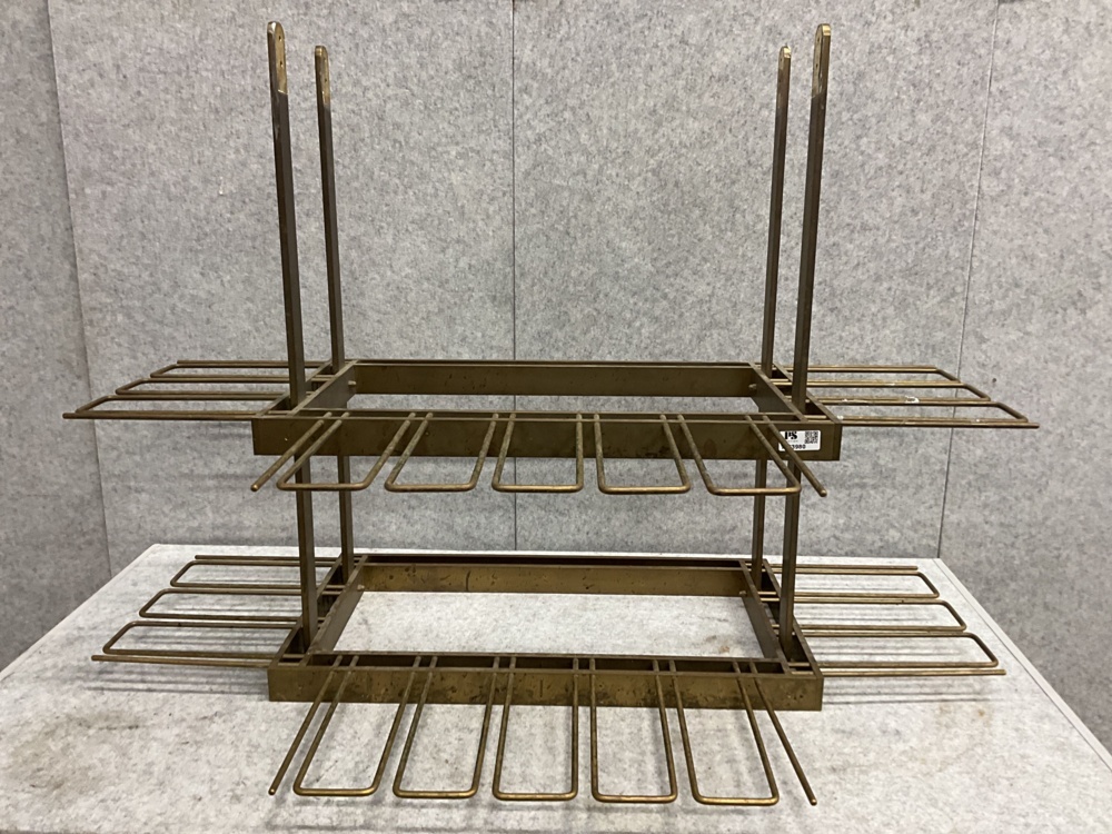 1473980-1 Ceiling-mounted glass rack for bar