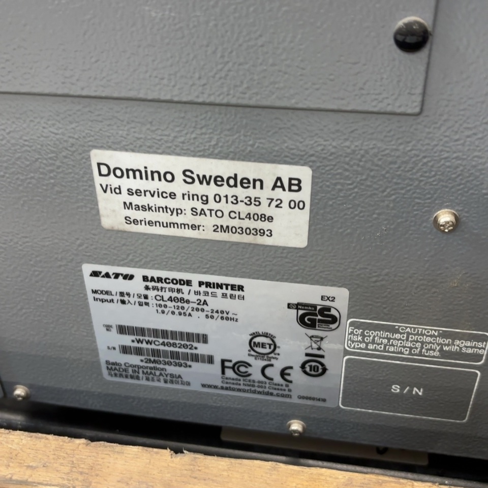 1373270-2 Etikettskrivare - SATO CL408e